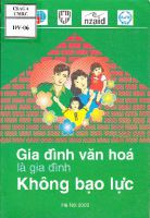 Gia đình văn hóa là gia đình không bạo lực 